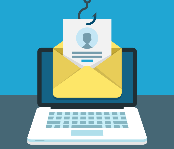 illustration showing lock zooming ahead of monitor with performance graph